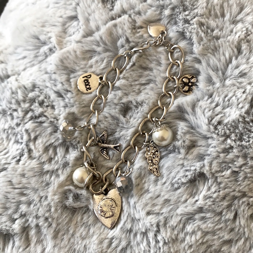 Silver Charm Bracelet